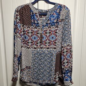 Zac & Rachel Multicolor Patterned Blouse